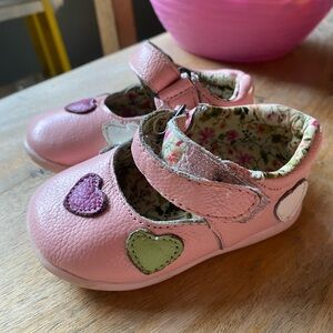 Pink Heart Kids Shoes